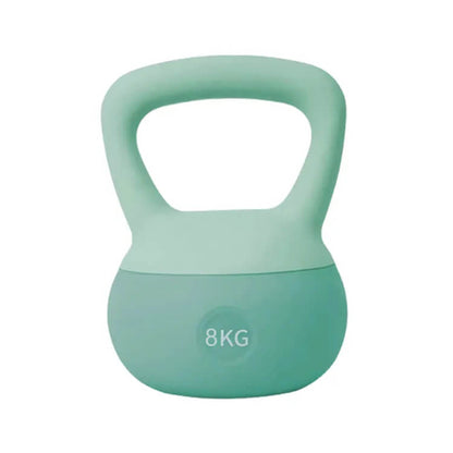 Pesas Rusas Kettlebell Suave de PVC con Arena de Hierro - Ideal para
