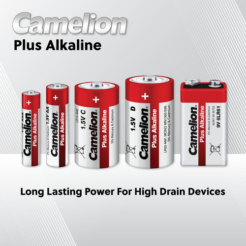 Camelion AAA Plus Alkaline Blister Pack of 4
