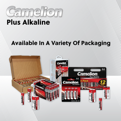 Camelion AAA Plus Alkaline Blister Pack of 4